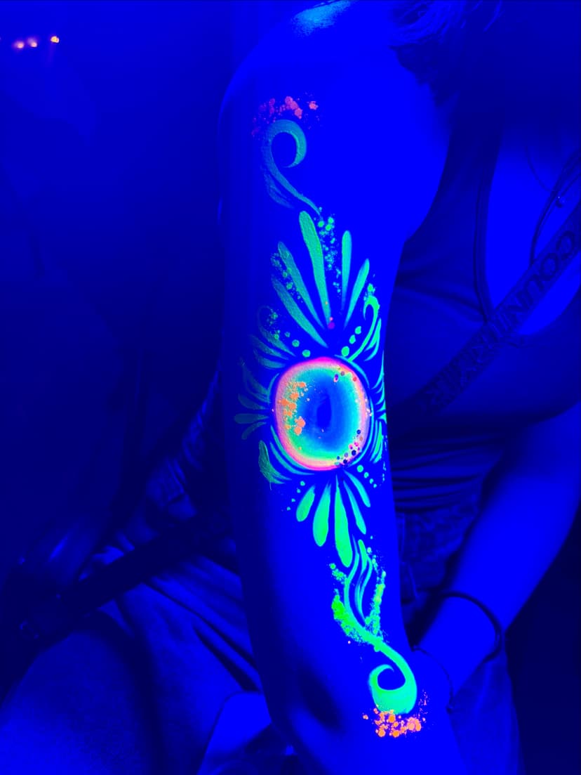 Glow in the Dark work sample 2
