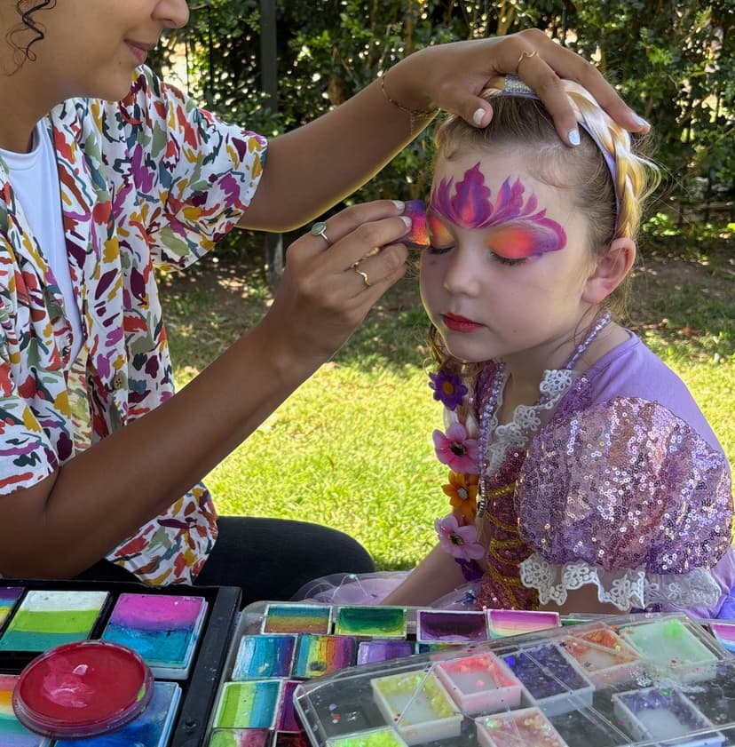 Colourful Fiesta face painting
