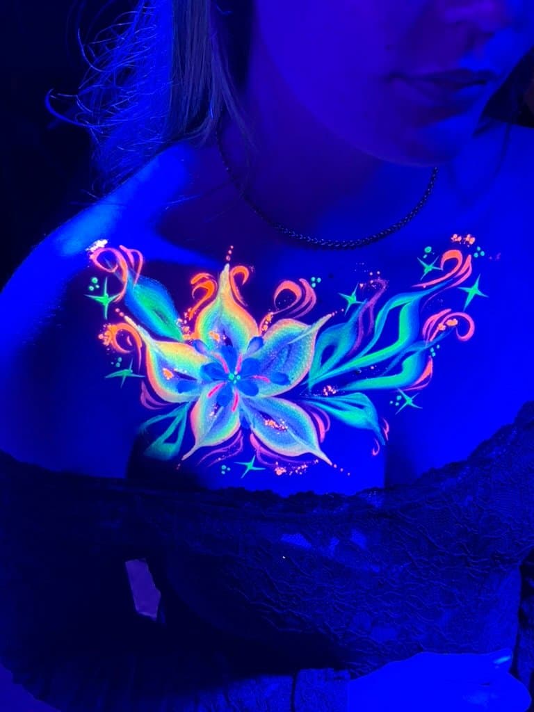 Colourful Fiesta face painting